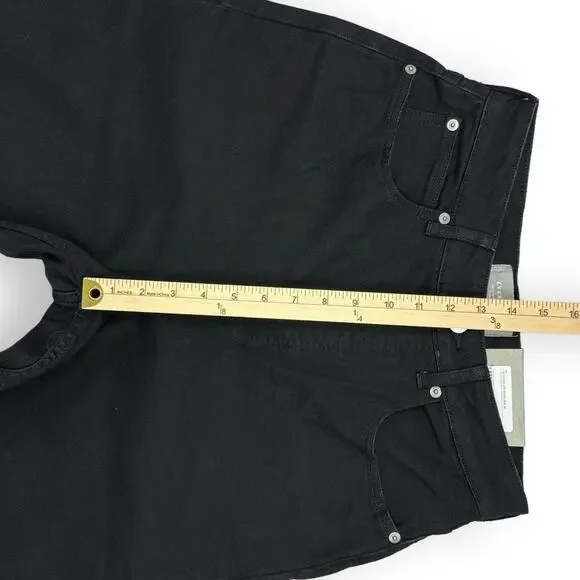 Everlane Womens The Curvy Way High Straight Leg Jean Size 29 Black